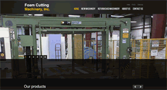 Desktop Screenshot of foamcuttingmachineryinc.com